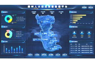 智慧人大管理系统-数据大屏端