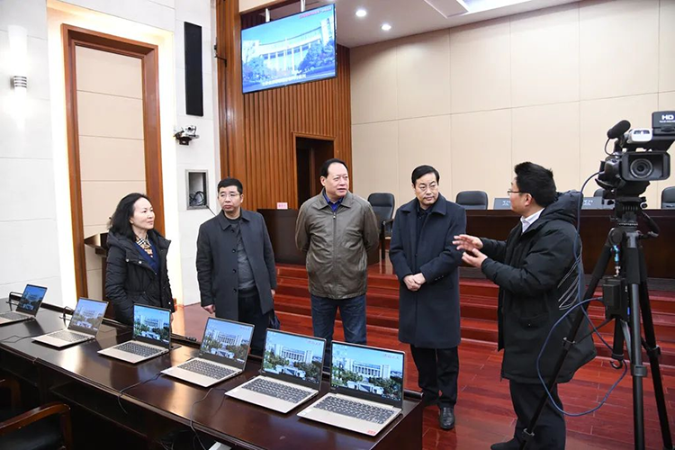 省人大常委会调研组来我市调研人大信息化建设和新闻舆论工作